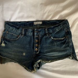Free people Jean shorts